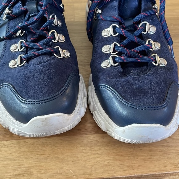 TOMMY HILFIGER ⭐️ nesser navy suede sneaker boots - Picture 3 of 7